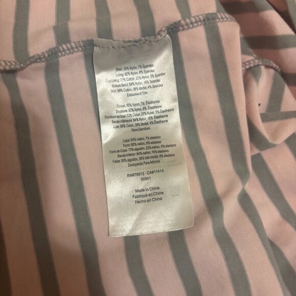 Motherhood Women's Maternity Dress Sleeveless Gray Pink Size Small - Picture 8 of 8